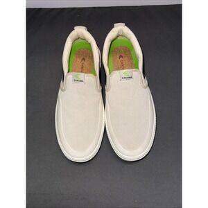 Cariuma Shoes Slip On Off-White Sneakers, Suede Upper, W8.5, M7